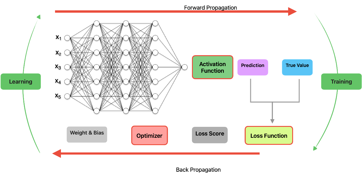 Neural Network Flow Diagram